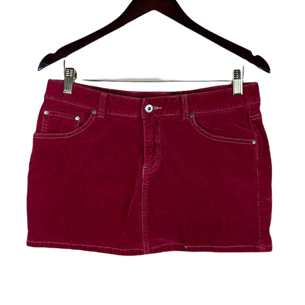 Y2K Vintage Red Mini Skirt Womens Size 11